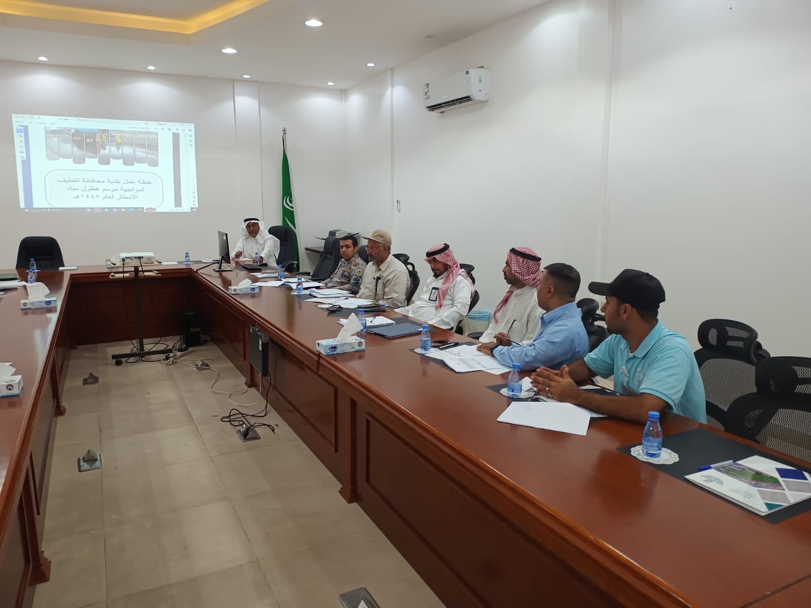 جاهزية الأعمال الخاصة بالاستعداد لموسم الأمطار للعام ١٤٤٥هـ ،بالقطيف.