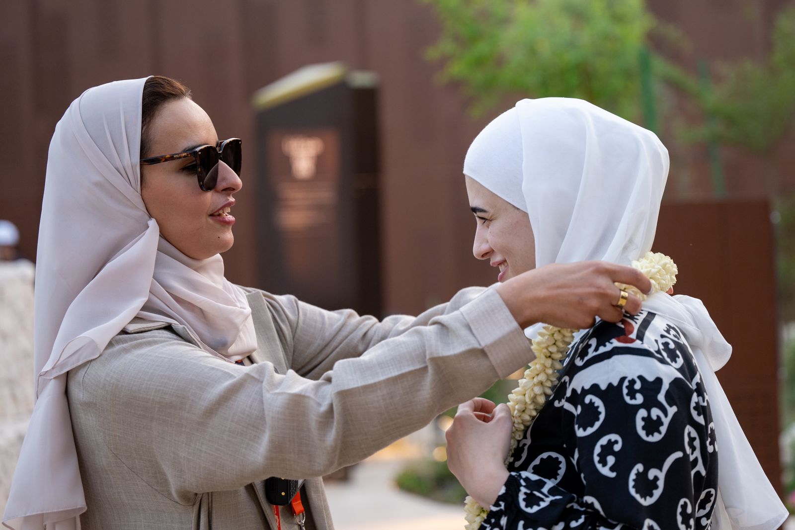 *هوية مستوحاة من جبل طويق جناح المملكة الأكبر في اكسبو الدوحة*