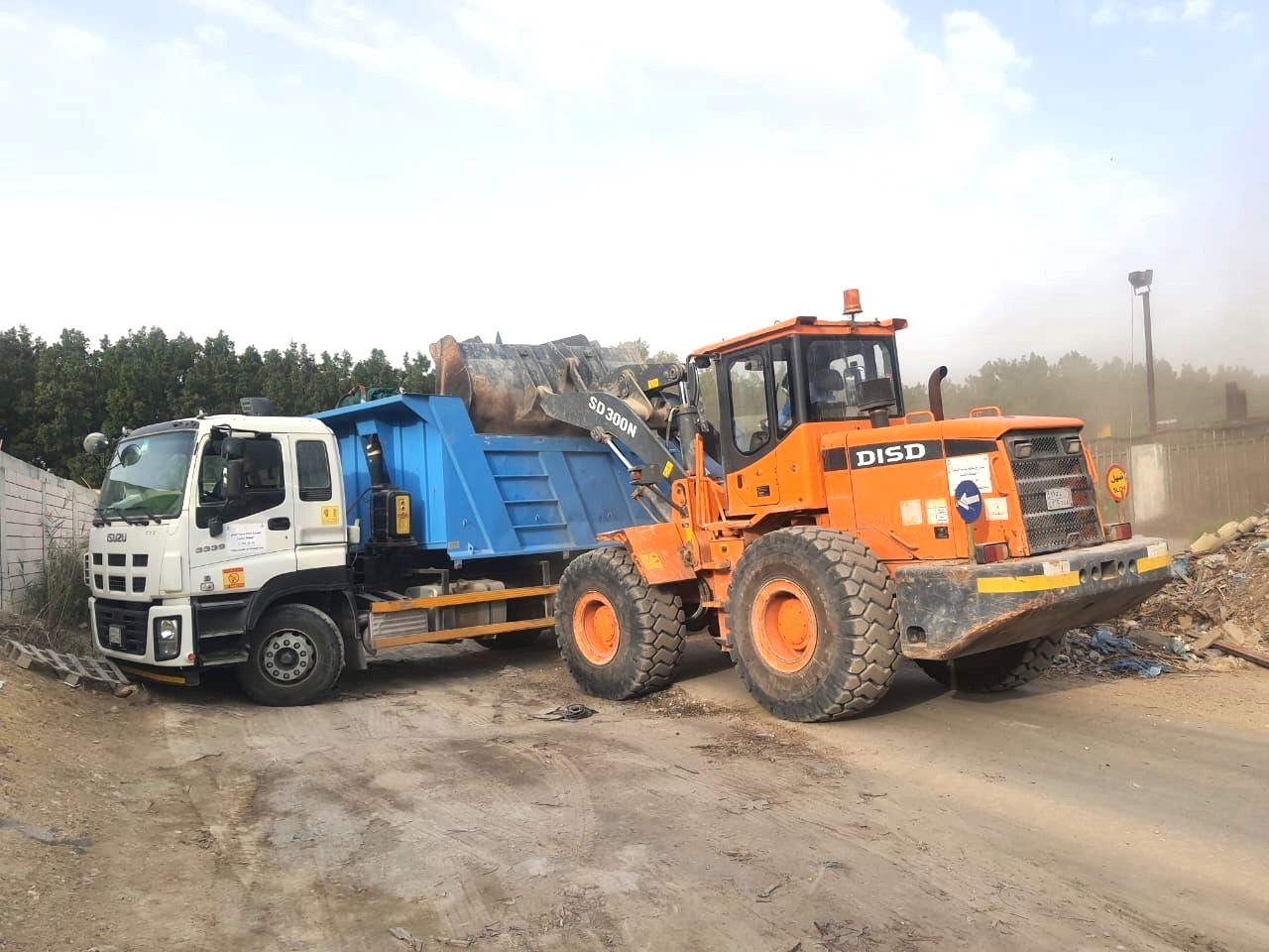 استمرارا لجهود أمانة المنطقة الشرقية، تحسين المشهد الحضري .