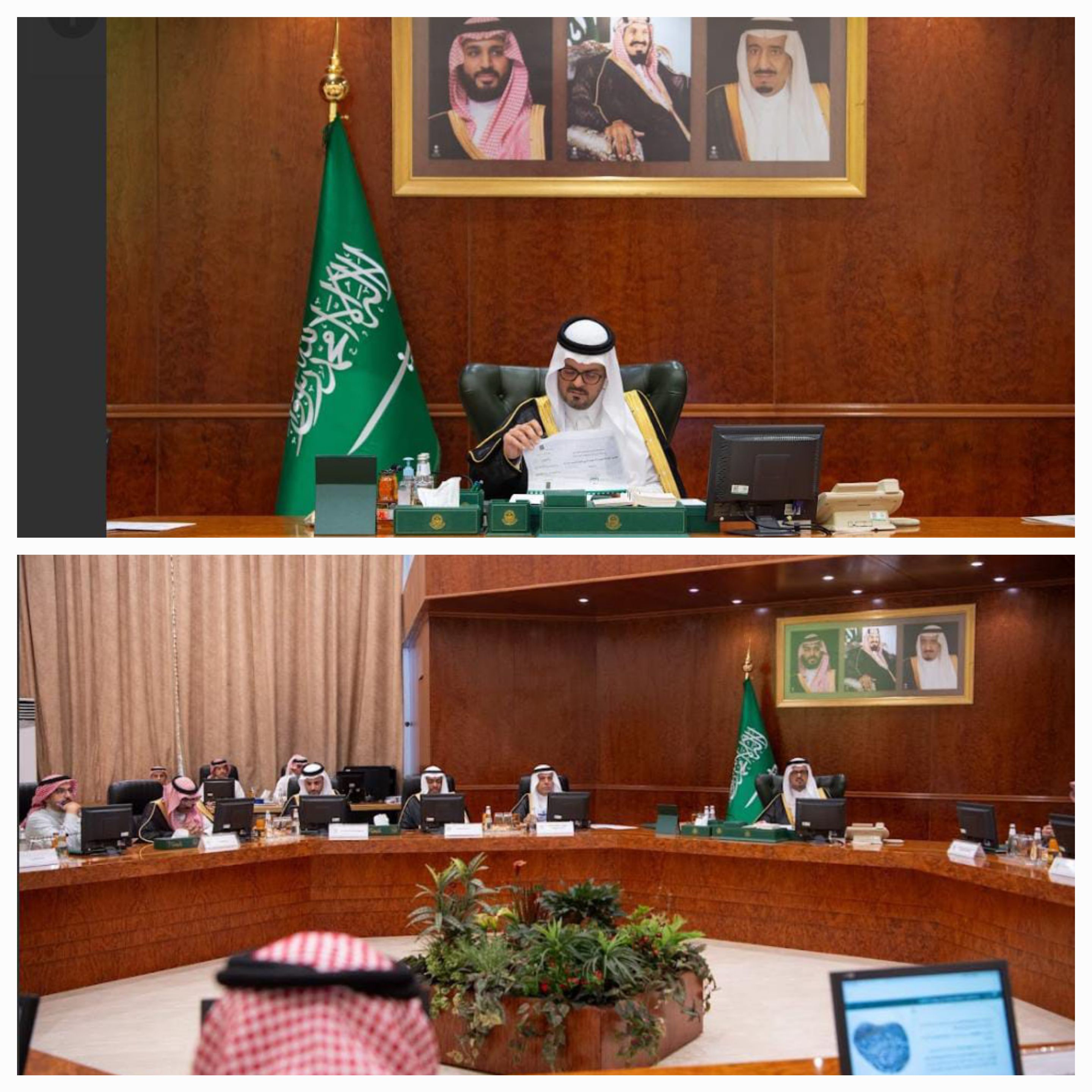 نائب امير مكة يجتمع  باللجنة الدائمة للحج والعمرة بديوان الإمارة بالعاصمة المقدسة.